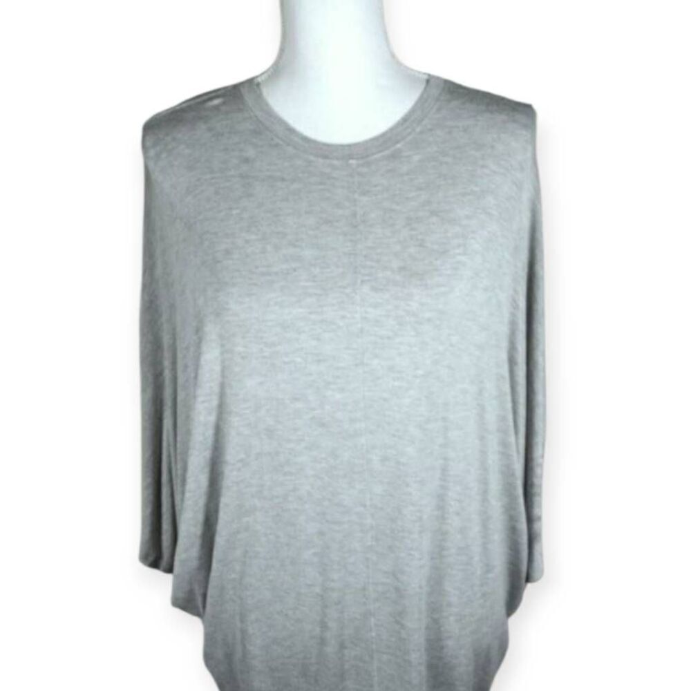 RICHARD HALLMARQ GRAY DOLMAN SLEEVE DRESS SZ.S EUC. - Picture 2 of 8